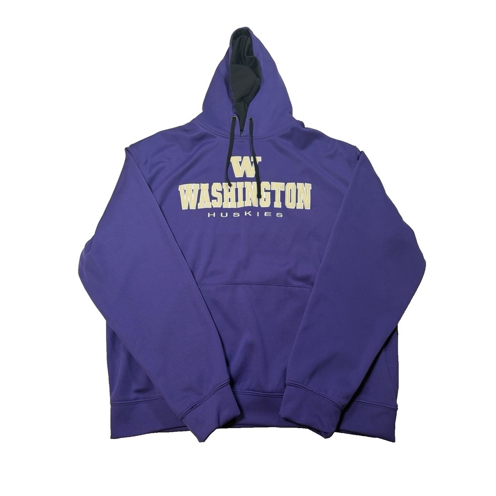 Washington Huskies Football Men's Pullover Hoodie Size XXL